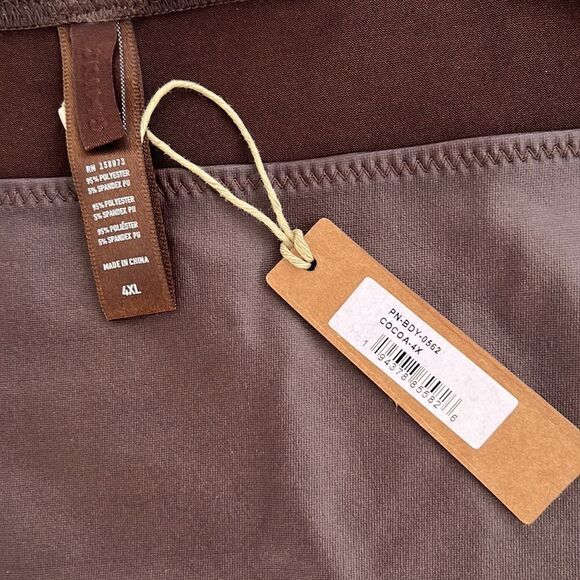 Skims Cut Out Monokini Cocoa Wet Jersey Size 4X - Picture 6 of 10